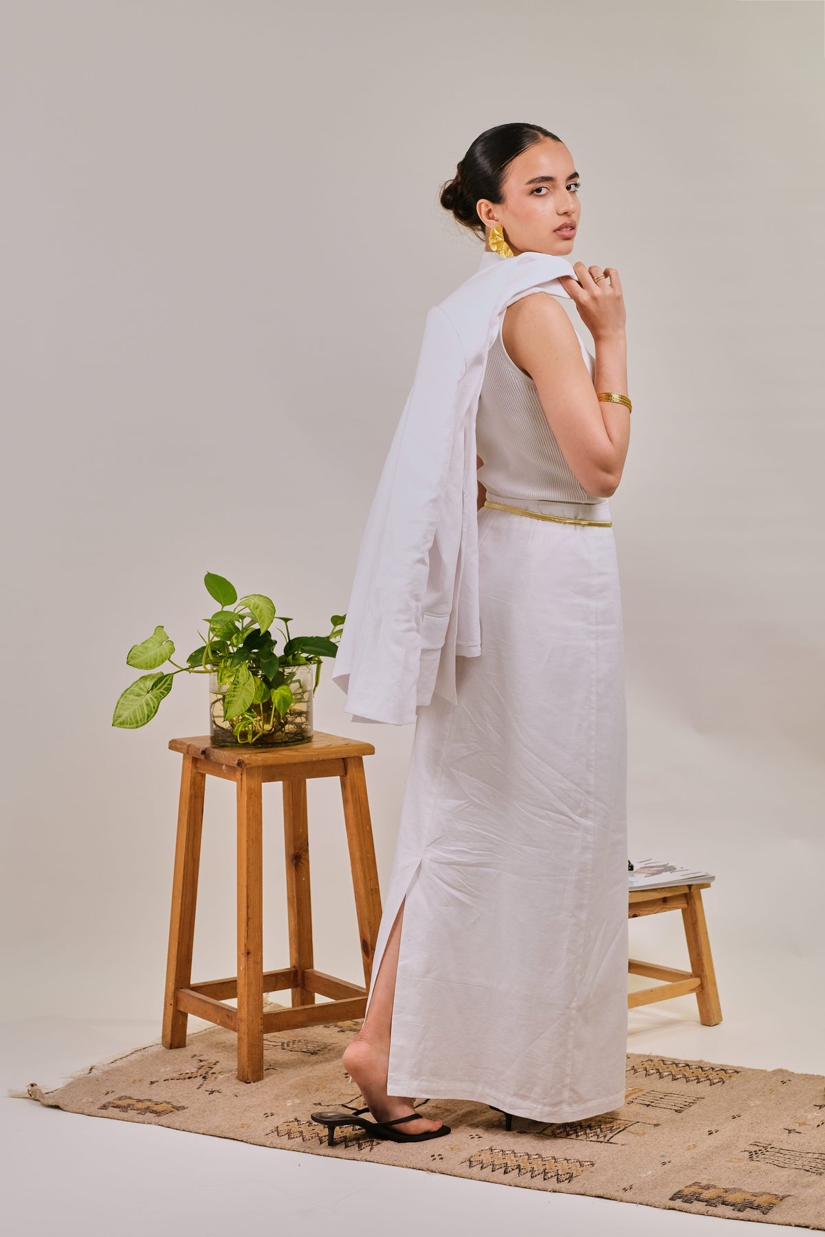 Asila – Jupe longue en lin