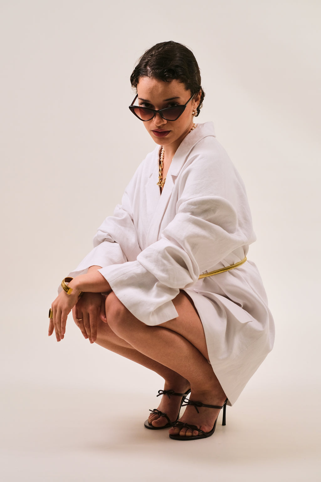 Blazer en lin - La blanche