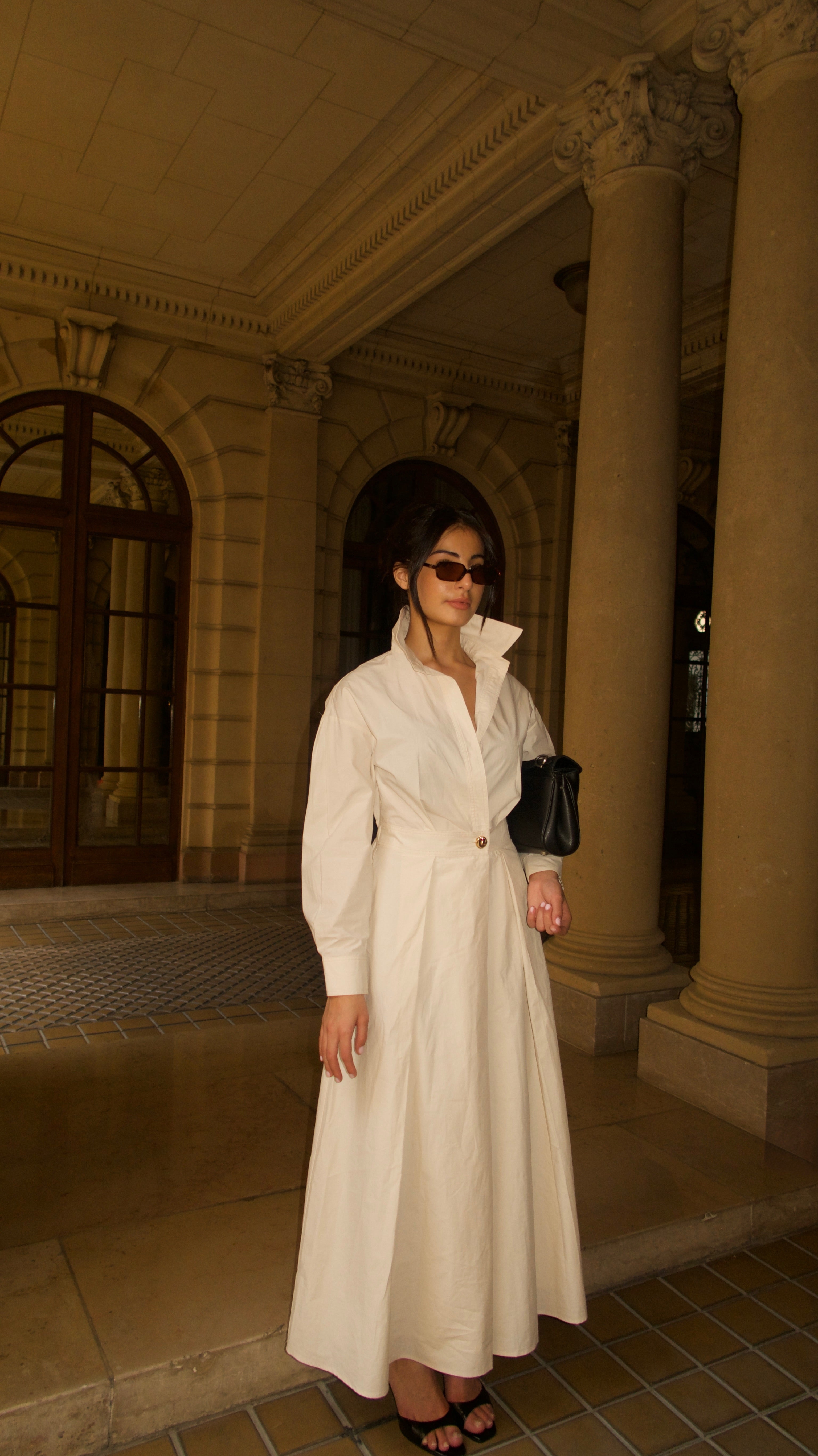 Robe en coton - La blanche